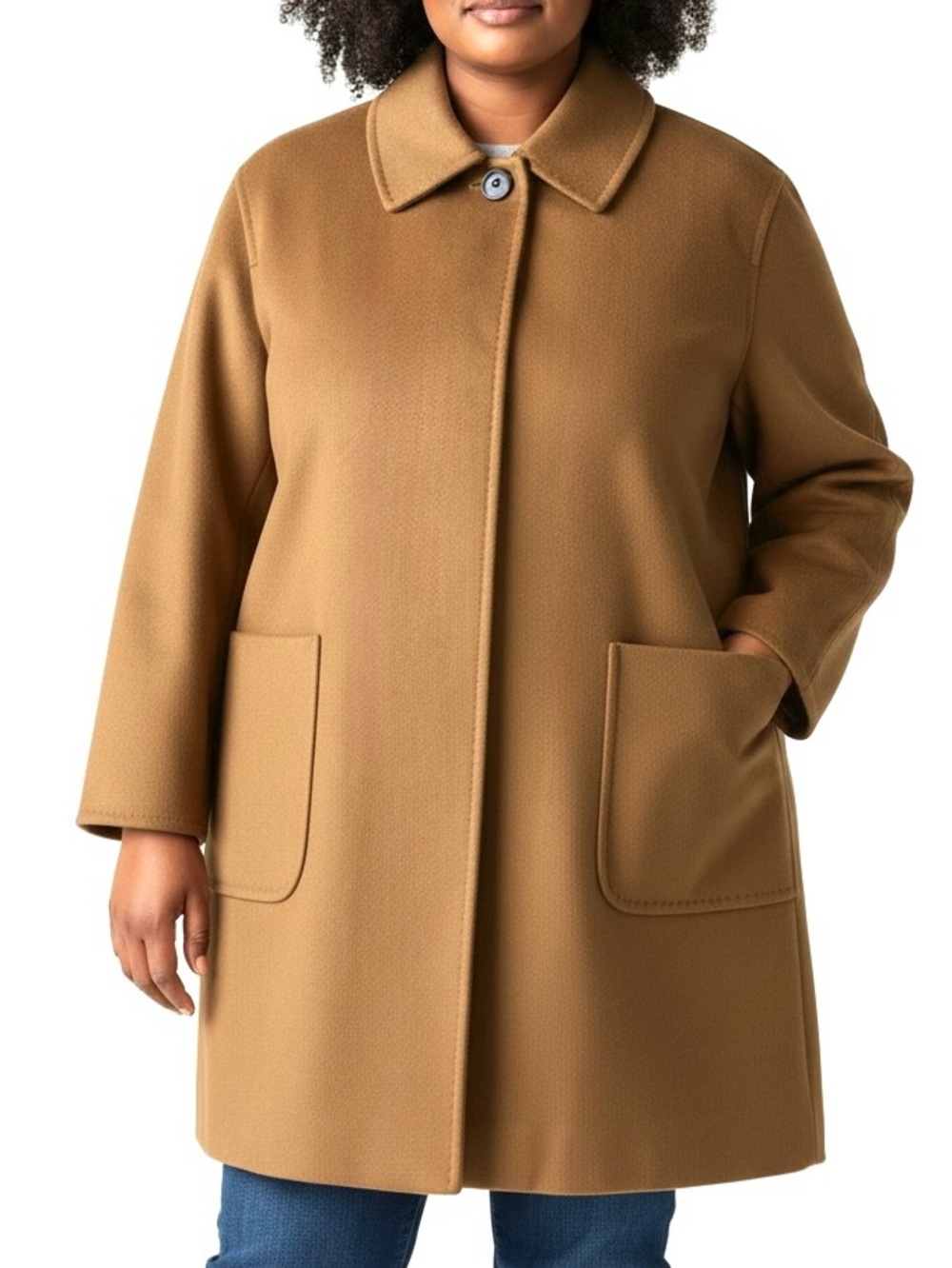 Cinzia Rocca Superfine Wool Short Car Coat 12